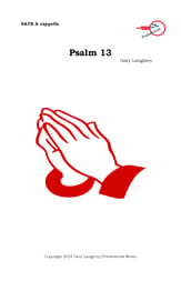 Psalm 13 SSATB choral sheet music cover